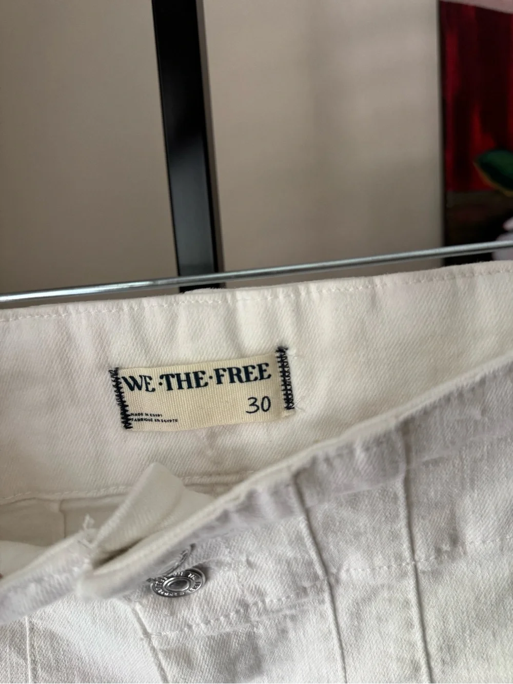 We The Free Jayde High-Rise White Flare Jeans - Picture 5 of 8